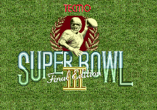 Tecmo Super Bowl screenshot 3 for Sega Genesis